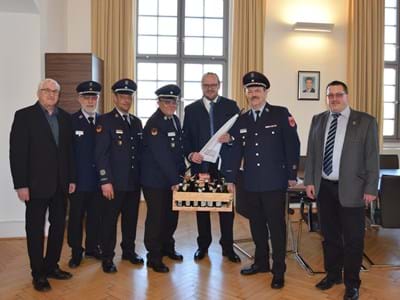 Delegation der Freiwilligen Feuerwehr Neustadt a. d. Waldnaab