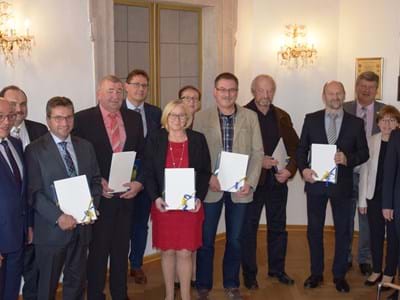 Verleihung der kommunalen Dankurkunde 2019