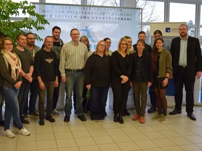 Die Teilnehmer/innen des ADA-Kurses im Gründerzentrum Grafewöhr